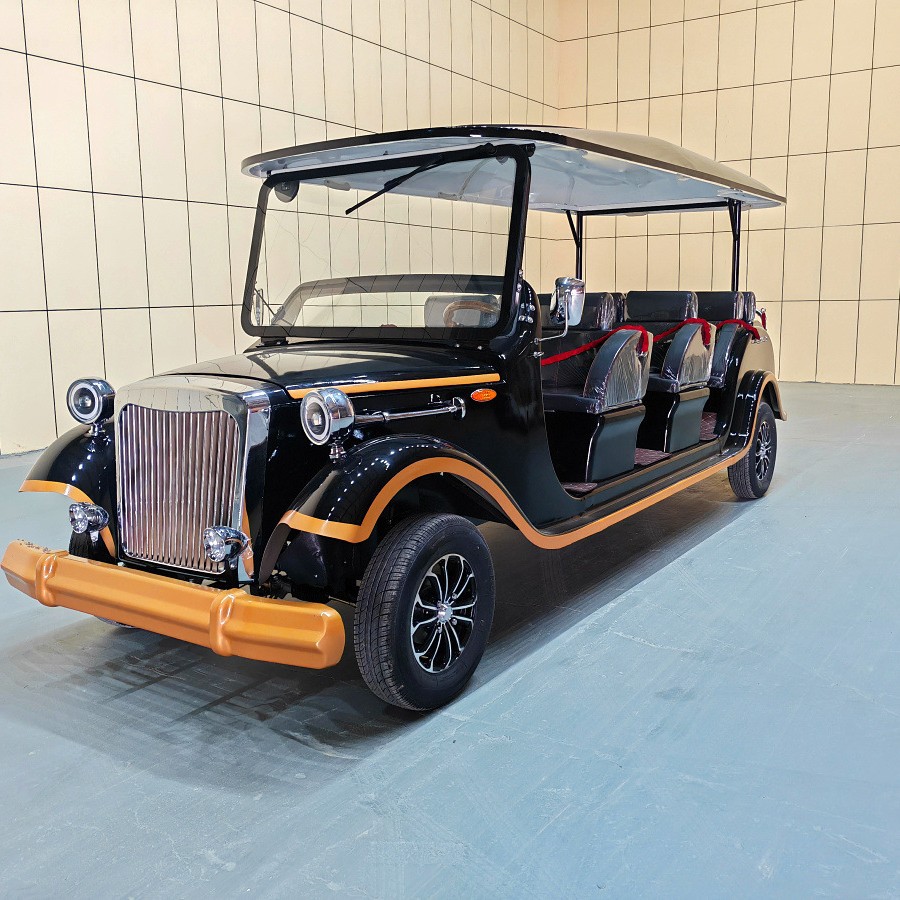 豪华电瓶老爷车 四轮电动老爷车图片 五星级酒店贵宾摆渡车 代步