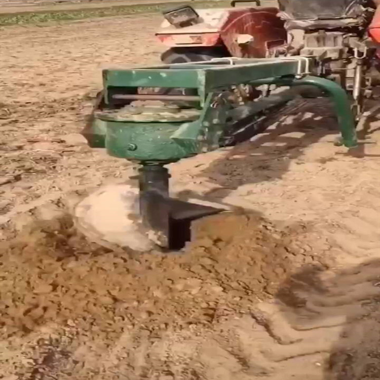 多用型植树挖坑机 种树钻孔机 移栽果树苗地钻机 挖树坑设备