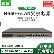 倍控12代B660工控机电脑软路由万兆网卡2.5G电口POE供电I9-12900