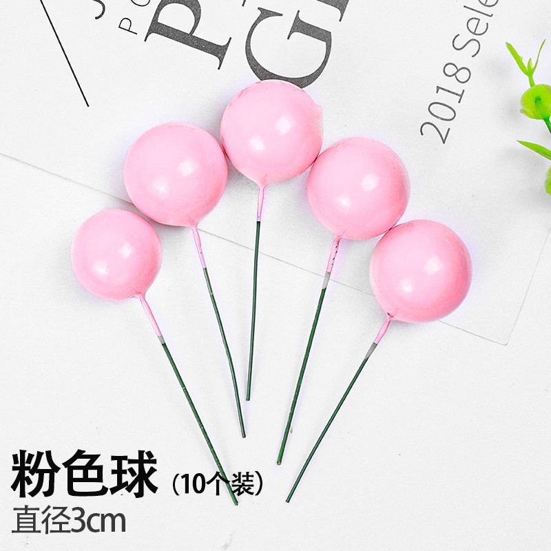 3cm 핑크 10 팩.