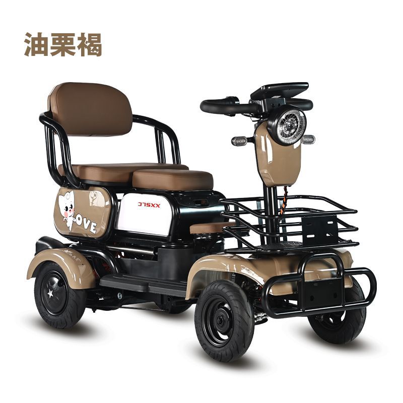 Diàndòngchē – New Electric Auto Parts and Accessories - tank-thickened-shock-comfort-brown-1200w-motor-60v-40a-lithium