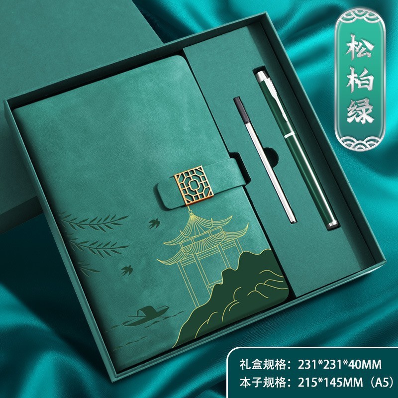 El juego de cuadernos A5 en caja de regalo se puede imprimir con logotipo, es un regalo ideal para oficinas comerciales, personaliza tu cuaderno de notas con la tendencia nacional para estudiantes.