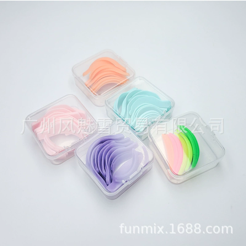 Трансграничная Горячая завивка для ресниц патч для края подсолнуха перманент для ресниц простой инструмент для глажки силиконовая прокладка пластиковая коробка