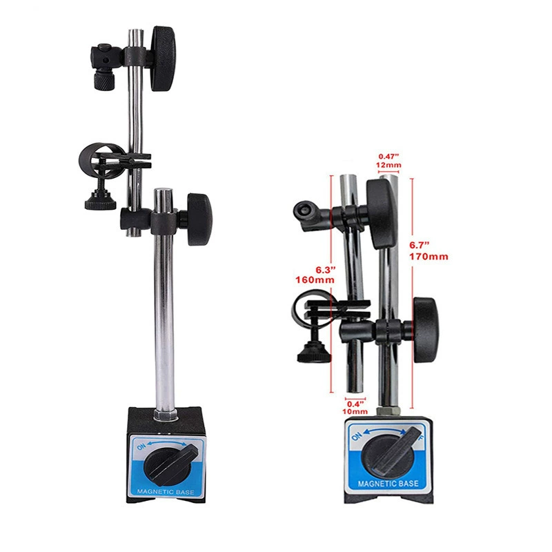 Etopoo universal magnetic meter base dial indicator workbench with fine-tuning magnetic meter base dial indicator chuck magnet