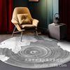 New Chinese -style living room carpet home bedroom round bedside carpet coffee table sofa car hatches full of carpet pads