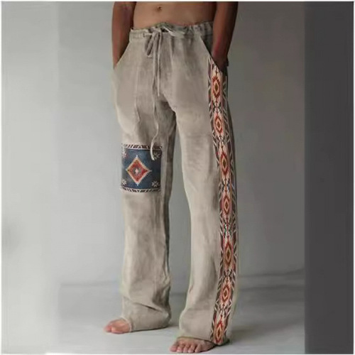 Cross-border Temu AliExpress Shein 3D digital printing autumn men's comfortable casual pants