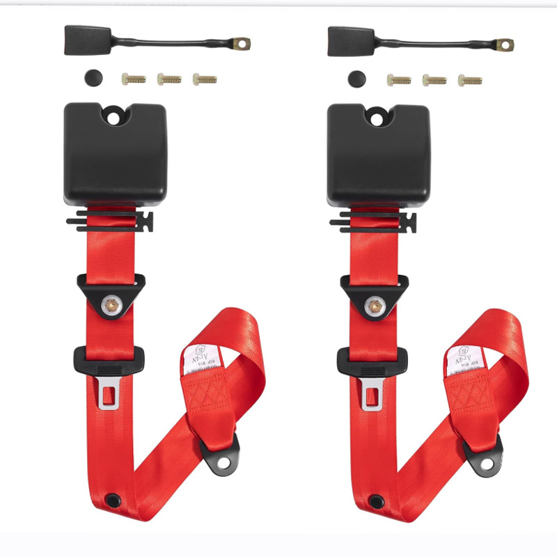 Cross-Border Hot-Selling Automatic Retractable Three-Point Safety Belt for Buses, Trucks, and Passenger Vehicles, Front and Rear Diagonal Shoulder Type with Emergency Lock