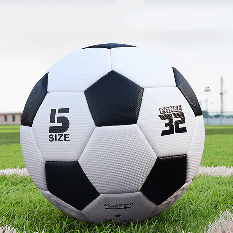Factory direct sales No. 4, No. 5, No. 3 machine front football adult primary and secondary school students training competition black and white PVC machine sewing PU Factory direct sales No. 4, No. 5, No. 3 machine front football adult primary and secondary school students training competition black and white PVC machine sewing PU