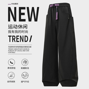 Forest-Style American Paratrooper Cargo Pants for Men and Women, Spring and Autumn Trendy Brand Functional Loose Casual Long Pants, Scimitar Pants, Multi-Pocket Pants