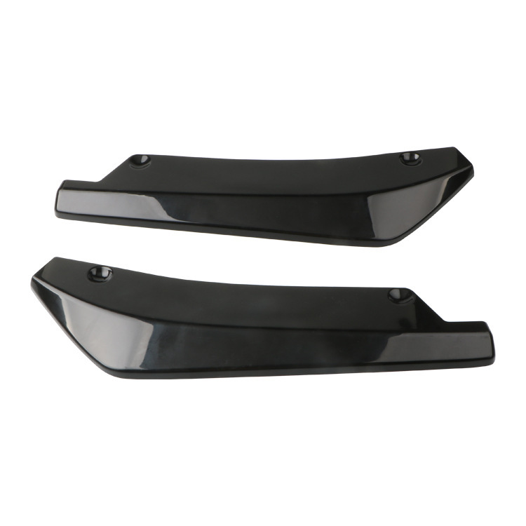 Universal Car Rear Corner Protector, Modified Rear Bumper Corner Anti-Collision Decorative Rear Corner Guard, Rear Lip and Rear Spoiler Modification Parts