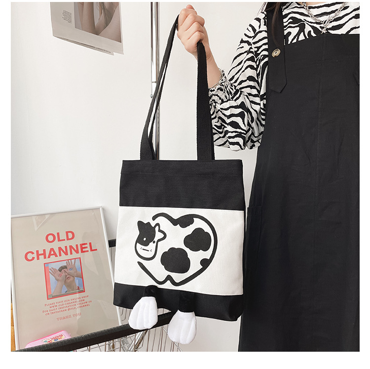 Cartoon Canvas Cute Handbag display picture 13