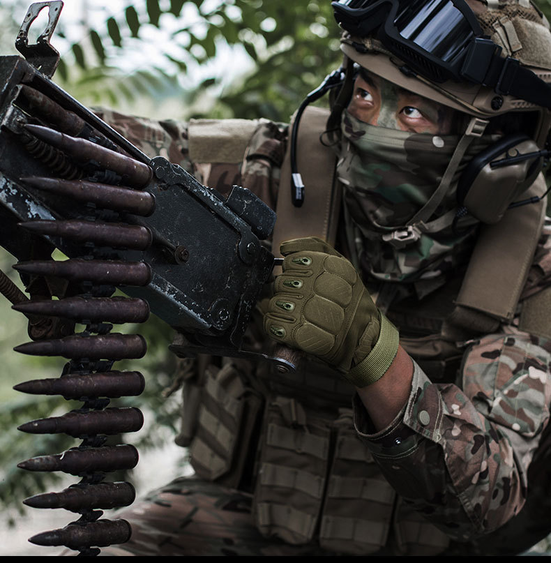 Tactical Gloves M Z190 Outdoor All Finger Tactical Protection Sports Training Special Forces Army Fan Riding Gloves_voghion.com