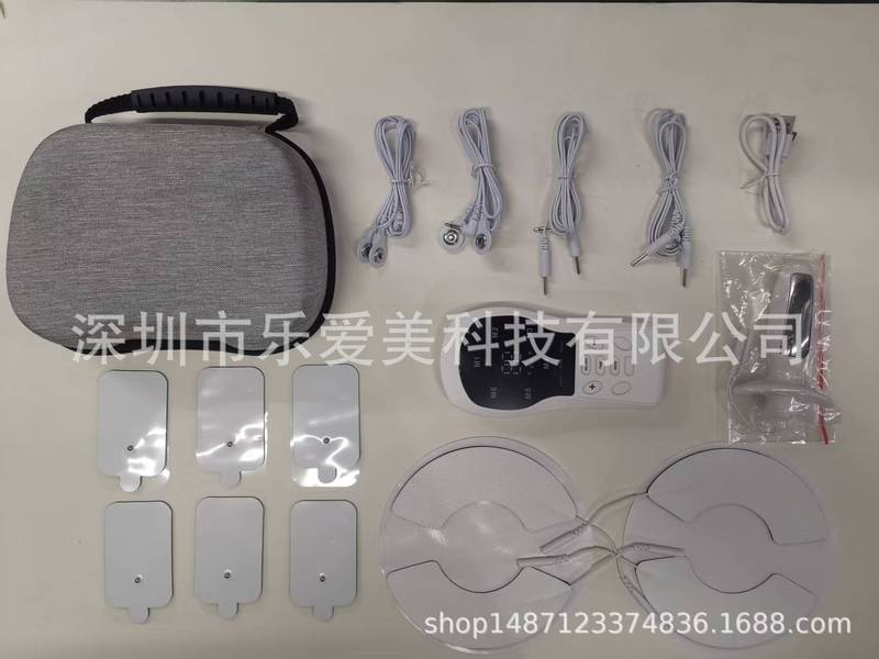 多機能EMS加熱ダブルチャンネル全身経絡パルス理学療法器頚椎マッサージ貼付ミニ電気療法器|undefined