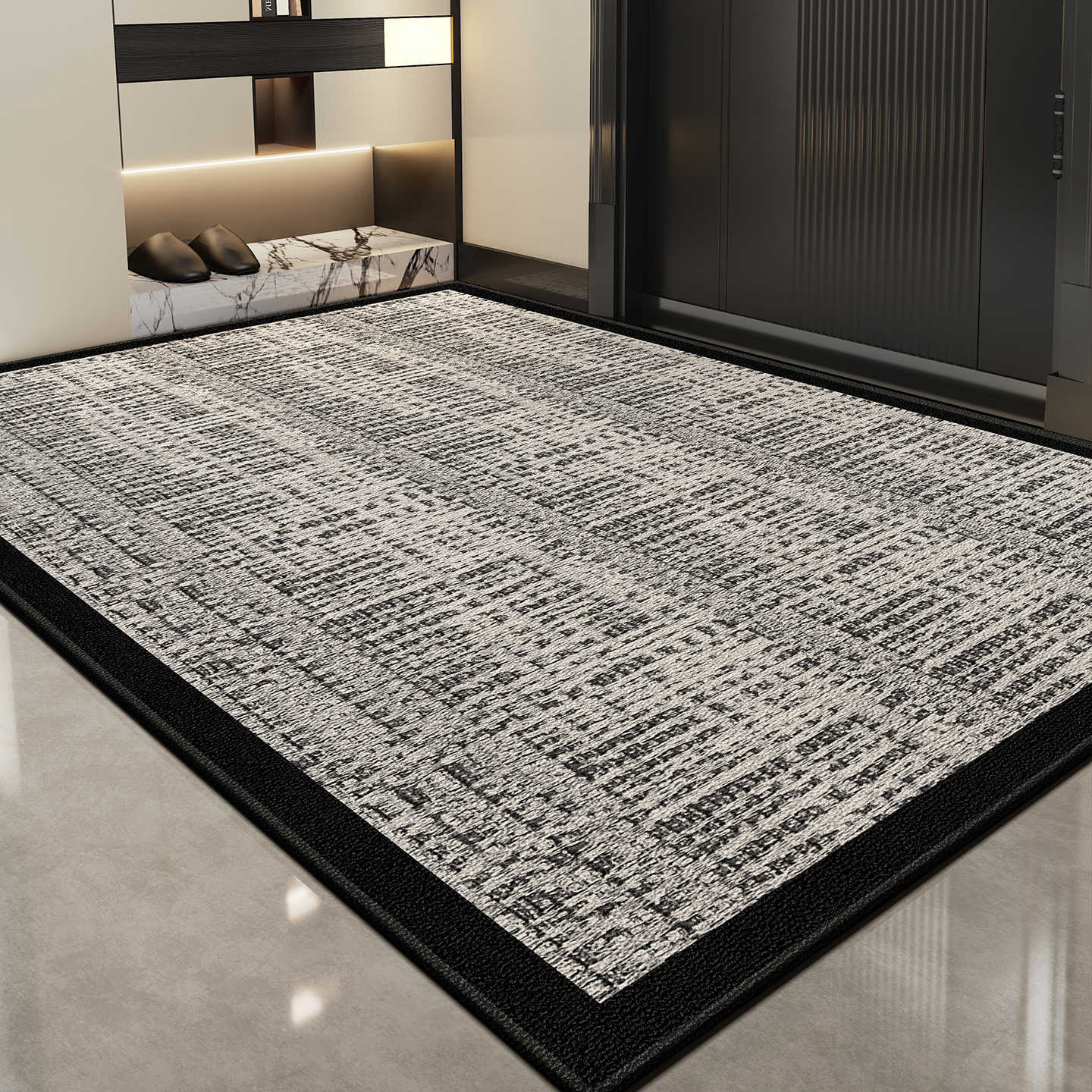 2025 nueva puerta de entrada alfombra de suelo puerta de entrada alfombra de pie alfombra de puerta alfombra antideslizante antisucia alfombra de corte