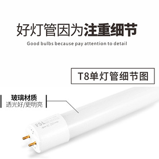 FSL��ɽ��������ledһ�w���L�l����֧�ܟ�t8�չ��1.2���Ο��p��