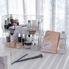 化粧品収納ケース透明デスクトップスナック収納ケース