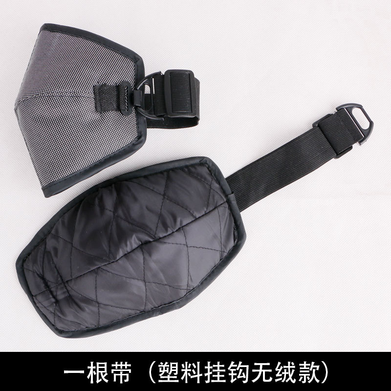 소형 무릎 패드(벨벳이 없는 플라스틱 후크)