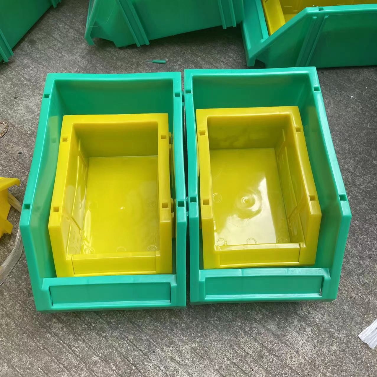 深圳加厚塑料零件盒 广州组合式物料收纳盒480*300*180