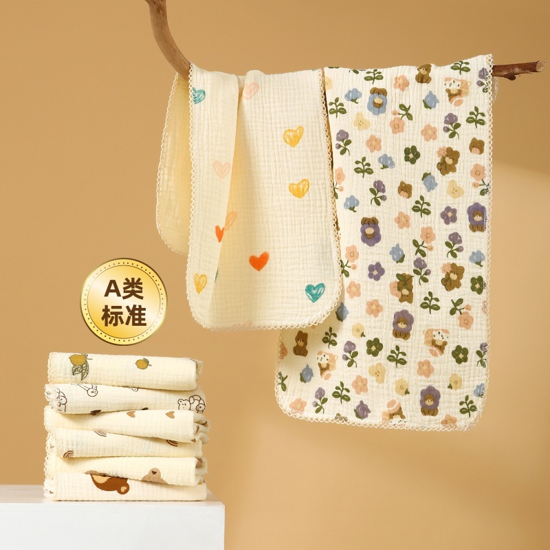 Children's gauze eating bib