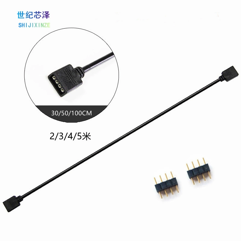 Адаптер RGB материнская плата-вентилятор/светодиодная апертура/световая лента/корпус RGB 4Pin соединительная линия