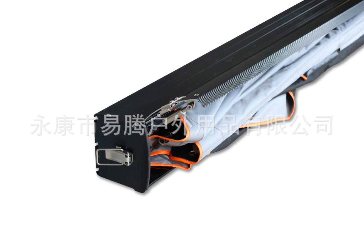 Car Side Canopy Aluminum Shell Suv Side Tent 270-Degree Quick-Open Sunshade Outdoor Camping Rainproof Sun Protection Car Tent