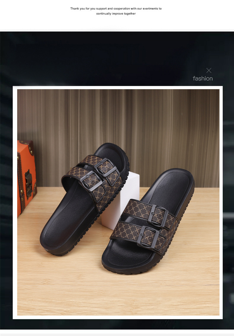 Men's Soft Soled Slippers For Indoor And Outdoor Use Summer Style_voghion.com