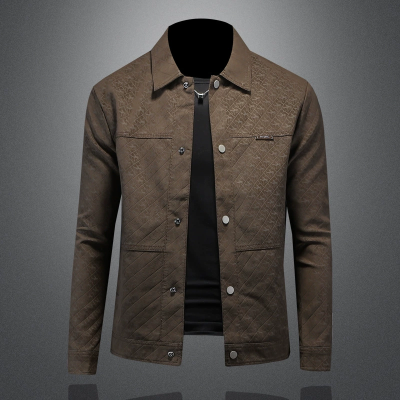 Trend fashionable universal jacket, slim fit
