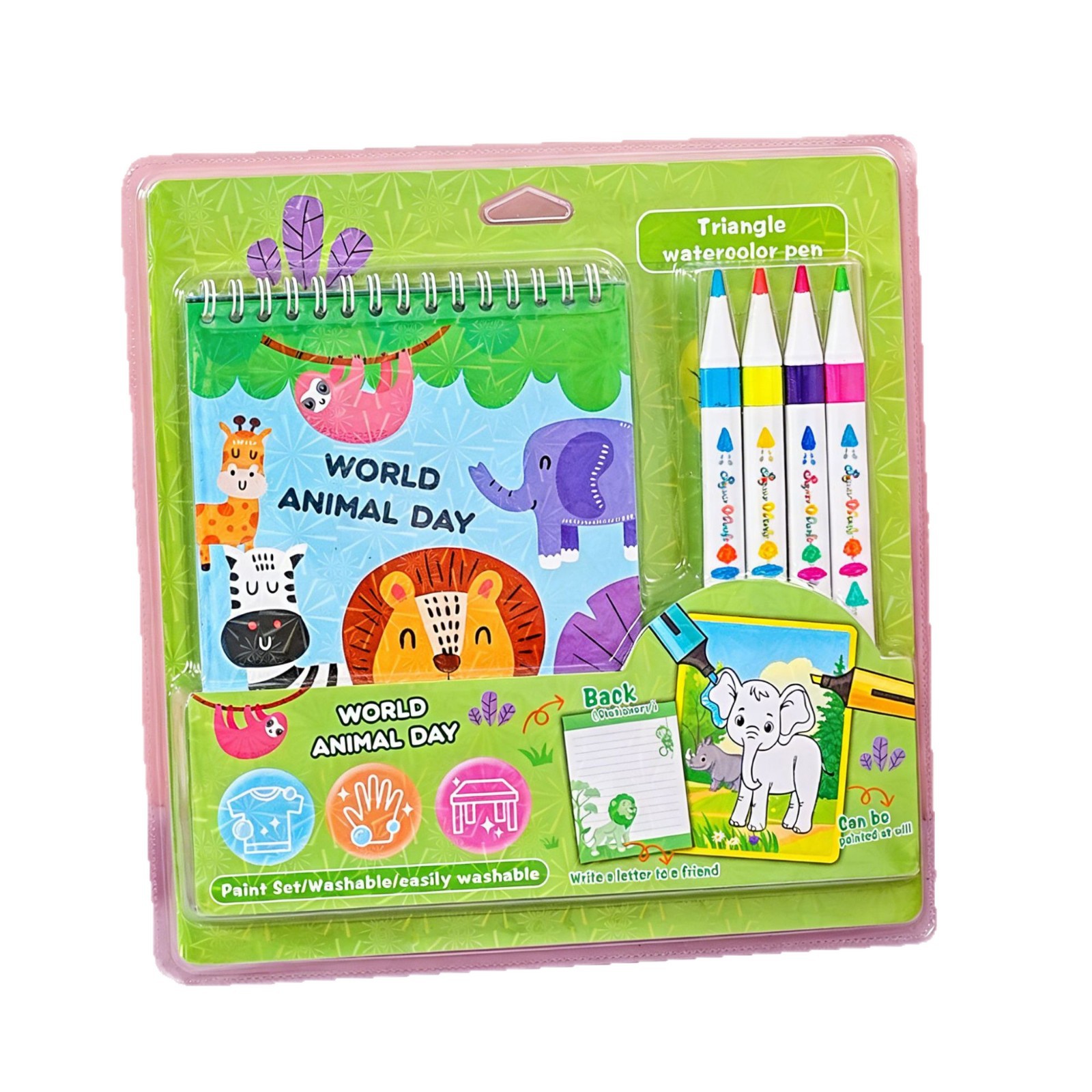 Libro para Colorear Infantil de Papel para Dibujo y Fiestas Temáticas