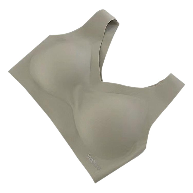 Ropa interior de terciopelo con chip cuántico Chaleco de mujer de una sola pieza sin costuras reunidas transpirable simple ropa interior de niña