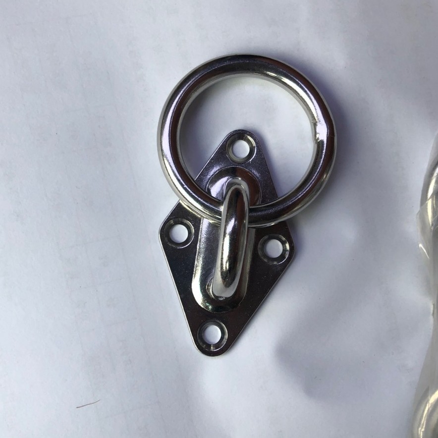 不锈钢菱形门扣挂圆环M8  挂环 秋千配件  跨境厂家批发