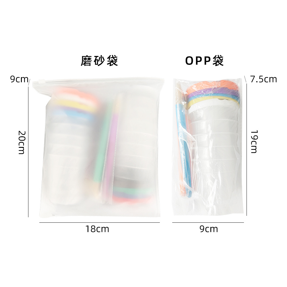 Taza de lavado de lápices de 10 colores transfronteriza Taza de color anti-vertido de plástico Pincel de aceite para niños Graffiti Pincel de melena de cerdo de 10 colores al por mayor