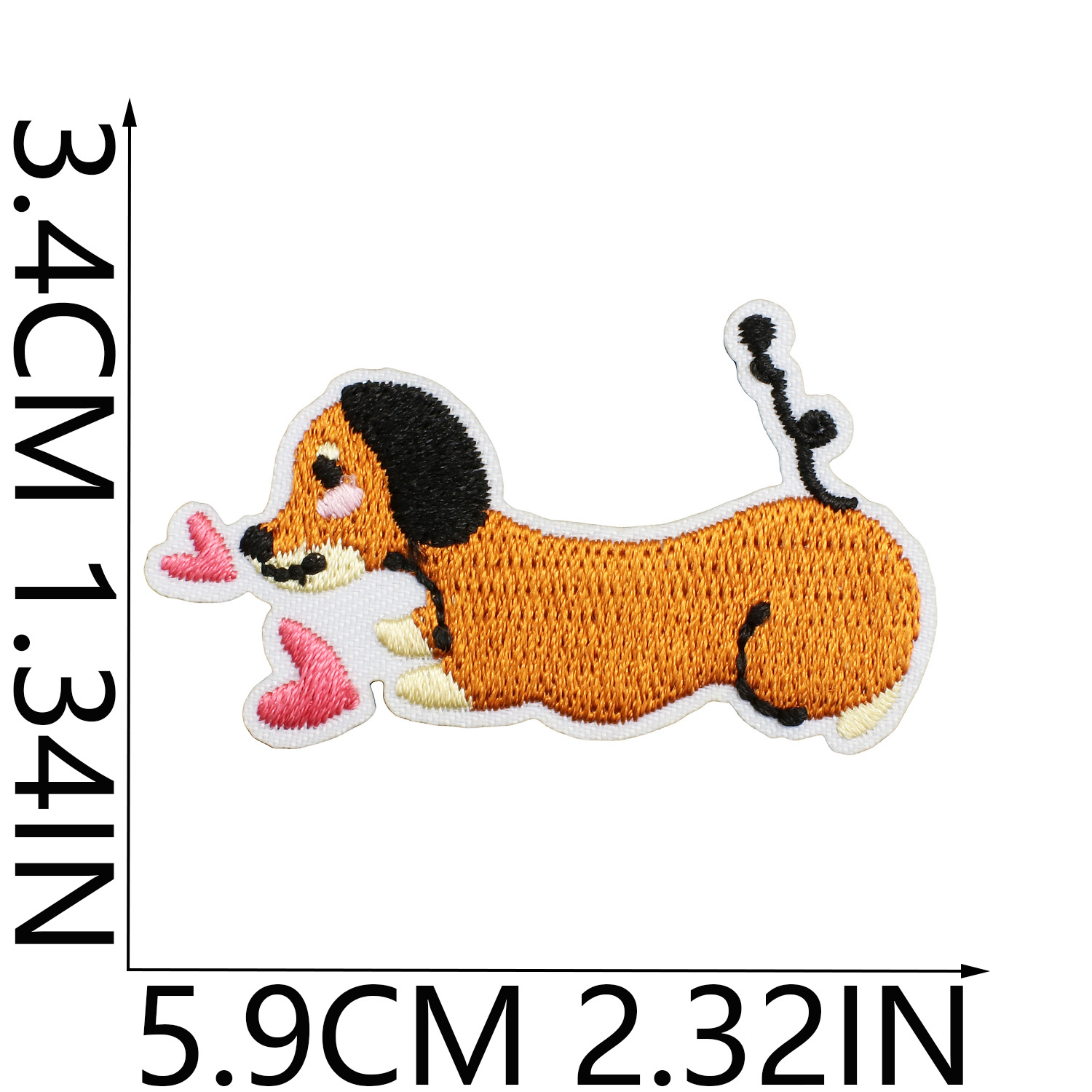 3g Weight Clothing Sticker Patches Classification 1 Piece Quantity Dacron thread Material Dog Pattern Casual, Elegant, Cute Style Embroidery Craft 1 Piece Casual Elegant Cute Dog Dacron Thread Clothing Sticker Patches 14