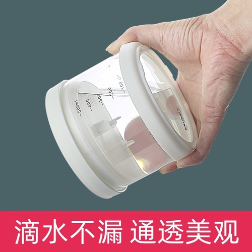 [Glass] Milk powder box portable out-and-out sealed jar large-capacity divided compartment baby infant storage rice noodle box