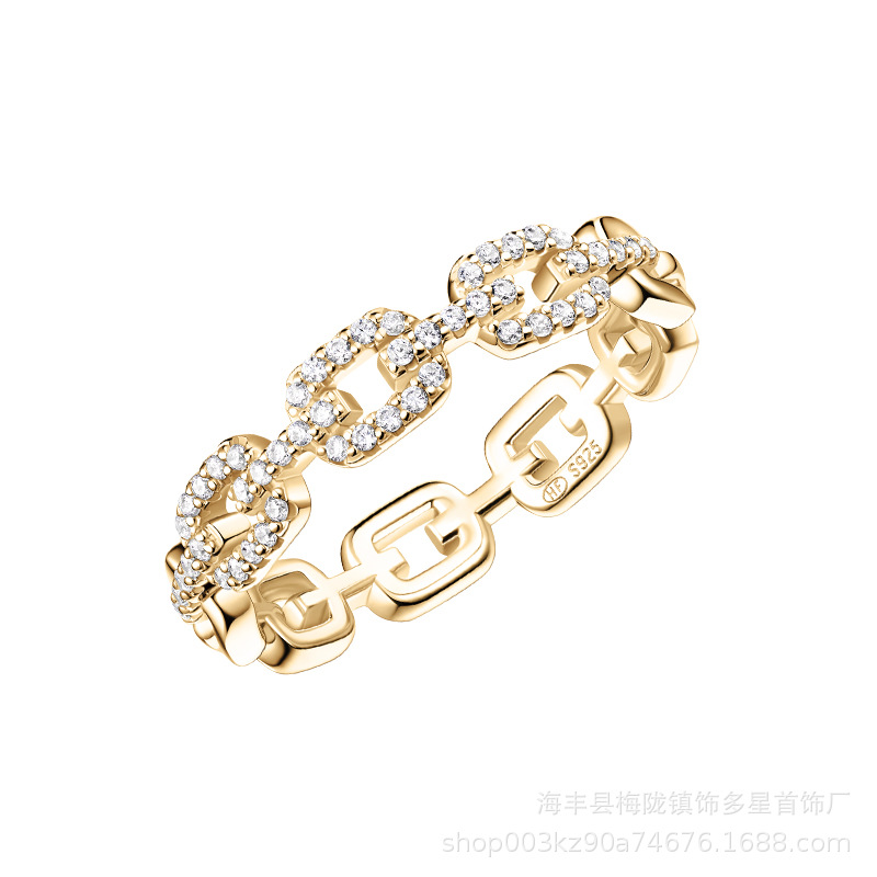 新商品のHEFANGはどこの純銀の輪の指輪の小さい大衆の軽い豪華な女性のバレンタインデーの贈り物のメーカーが代行しますか?