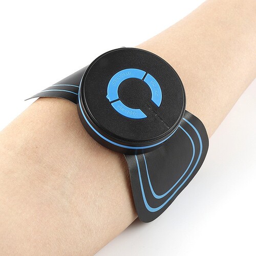Smart EMS Cervical Massage Patch Mini Portable Low Frequency Pulse Therapy Device Muscle Relaxing Massager