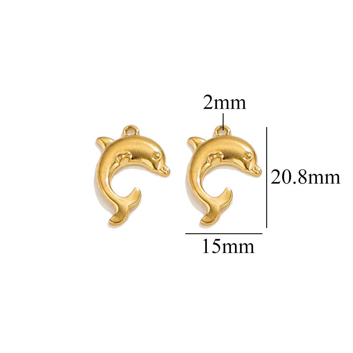 Accesorios de joyería de bricolaje colgante de la serie océano de acero inoxidable sirena concha mar estrella pulsera collar colgante