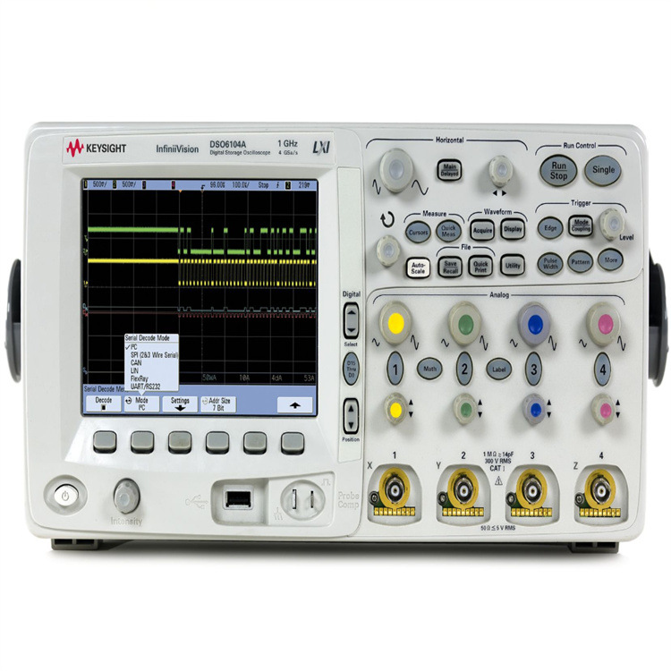 Agilent安捷伦DSO6104A示波器：1 GHz，4 个模拟通道