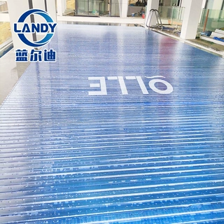 自动伸缩泳池盖移动户外露台泳池盖厂家批发pool automatic cover