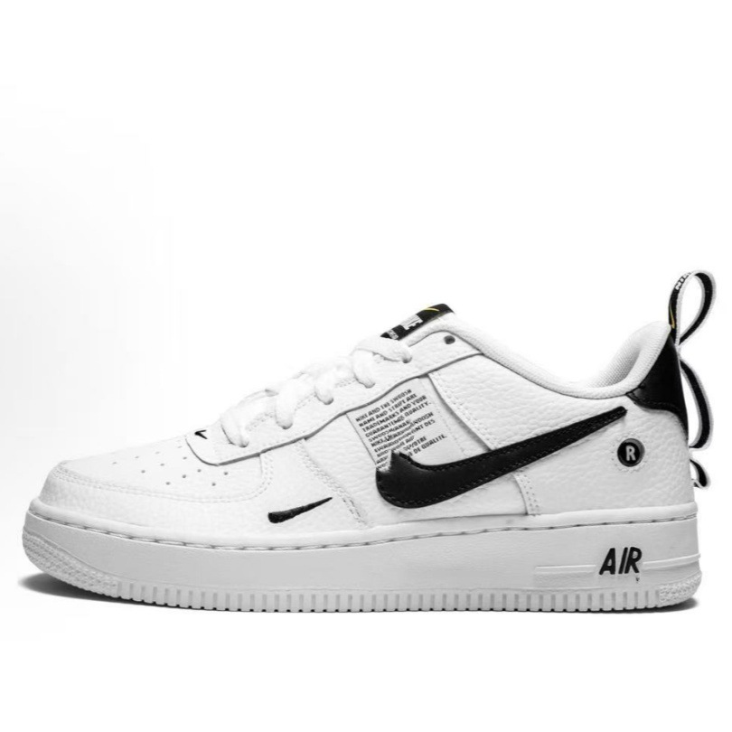 Zapatos Putian Chunyuan Air Force No. 1 cabeza de piel de vaca clásica baja zapatos blancos para hombres y mujeres zapatos casuales de skate