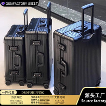 德国全铝镁合金行李箱商务男女铝框万向轮拉杆箱20寸登机旅行箱子