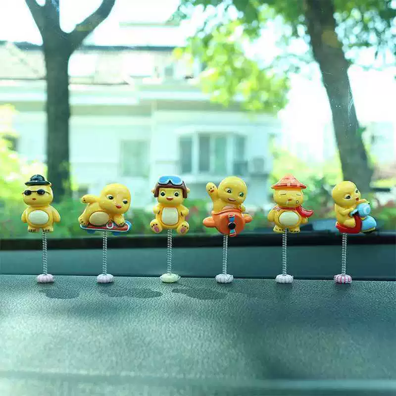 Креативные новые облака качают головой Молоко Дракон Автомобиль Украшение Смолы Украшение Симпатичные Сяолун Автомобиль Внутренняя Консоль