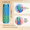 Silk blue and green PLA8.6cm straight row thorn cylindrical rotating head