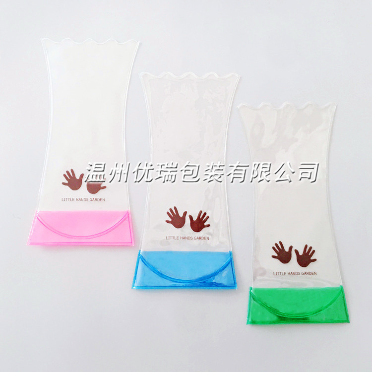 厂家定制批发塑料pvc折叠花瓶 立体水培花瓶 PVC插花花瓶