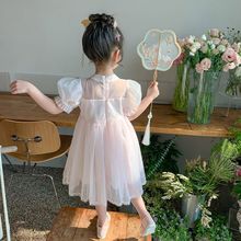 清仓女童连衣裙2025新款童装宝宝夏季公主裙女孩裙子夏装汉服儿童