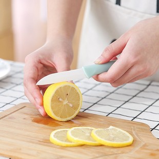 Ceramic fruit knife peeler knife with protective cover peeler home kitchen dormitory knife folding peeling artifact