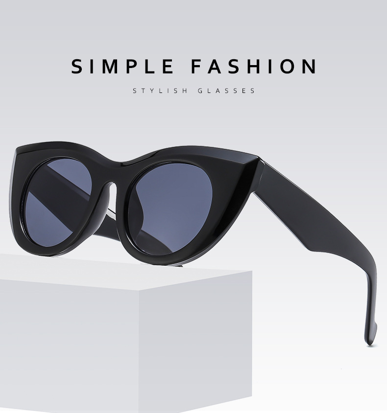 Cat Eye Sunglasses For Women Retro Fashion Glasses Sun Protection_voghion.com