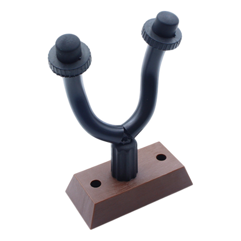 Gancho de guitarra eléctrica de madera guitarra ukelele asiento de madera percha guitarra base de madera pared gancho de guitarra