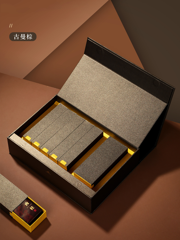 岩茶肉桂二两装通用红茶水仙大红袍六泡茶叶礼盒装空盒子