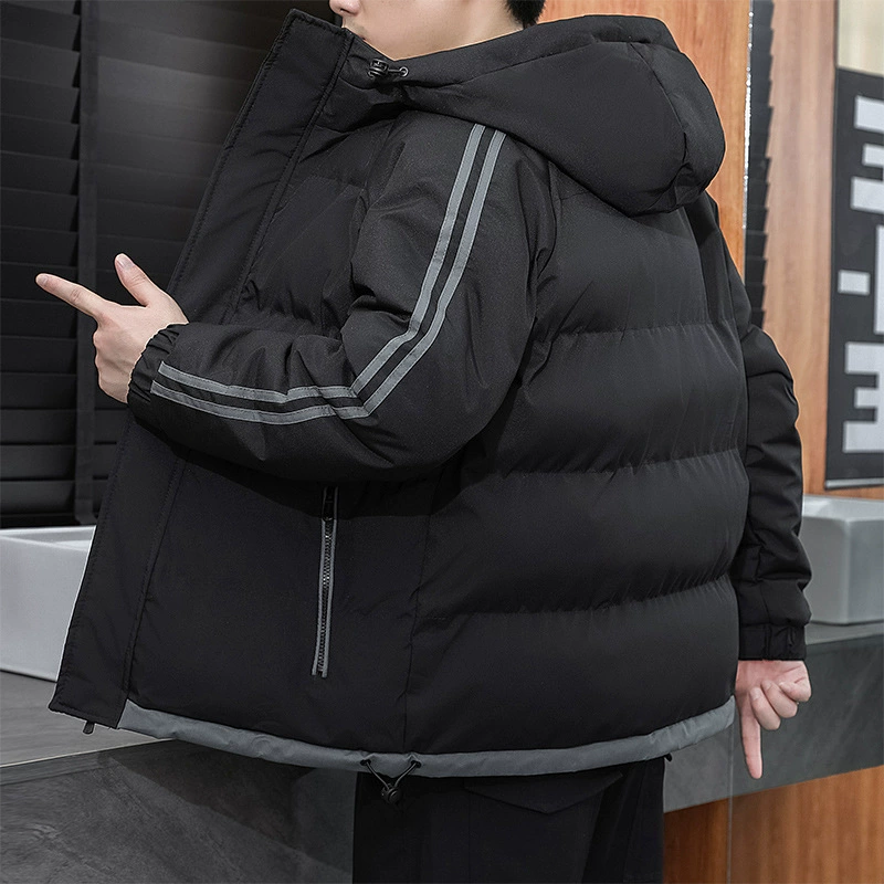 2024 новый стиль осенняя и зимняя мужская хлопчатобумажная одежда повседневная пуховая хлопчатобумажная куртка мужская куртка с капюшоном