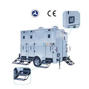 Portable Outdoor Eco-Friendly Public Toilet for Scenic Spots, Mobile Toilet Trailer, Space Capsule Stall, Boat House, Camper